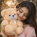 Soft fluffy teddy bear plush toy gift for kids and lovers Sri Lanka