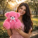 Soft fluffy teddy bear plush toy gift for kids and lovers Sri Lanka