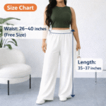 plaza pants size chart